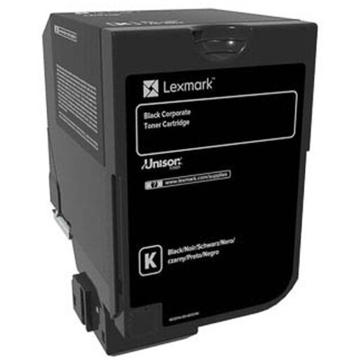 Toner original LEXMARK 74C20KE Corporate, negru Toner original LEXMARK 74C20KE Corporate, negru