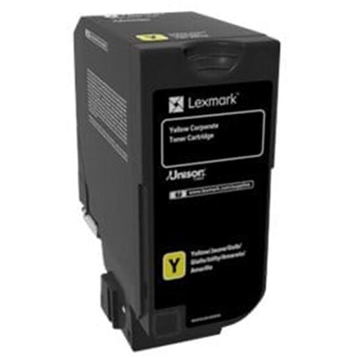 Toner original LEXMARK 74C20YE Corporate, galben Toner original LEXMARK 74C20YE Corporate, galben