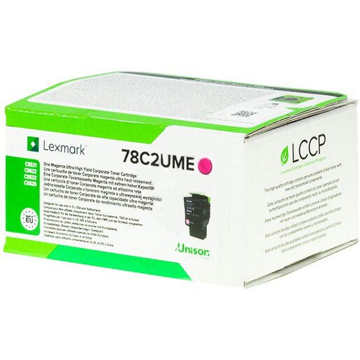 Toner original LEXMARK 78C2UME Contract, magenta Toner original LEXMARK 78C2UME Contract, magenta