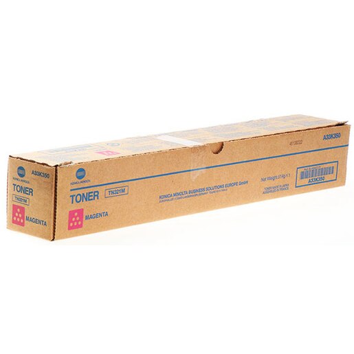Toner original KONICA MINOLTA TN-321M A33K350, magenta Toner original KONICA MINOLTA TN-321M A33K350, magenta