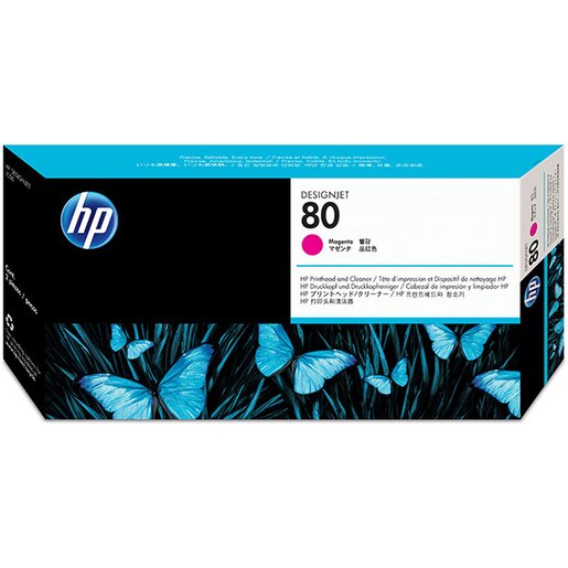 Cap imprimare original HP 80 (C4822A), magenta Cap imprimare original HP 80 (C4822A), magenta
