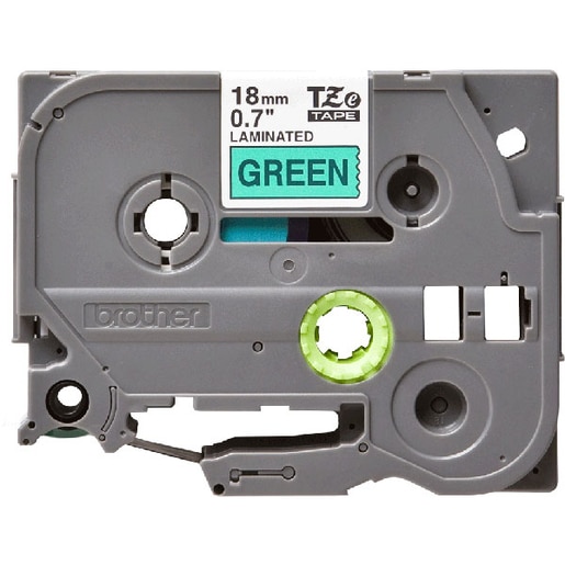 Banda etichete BROTHER TZe-741, 18 mm, 8 m, Negru pe Verde Banda etichete BROTHER TZe-741, 18 mm, 8 m, Negru pe Verde