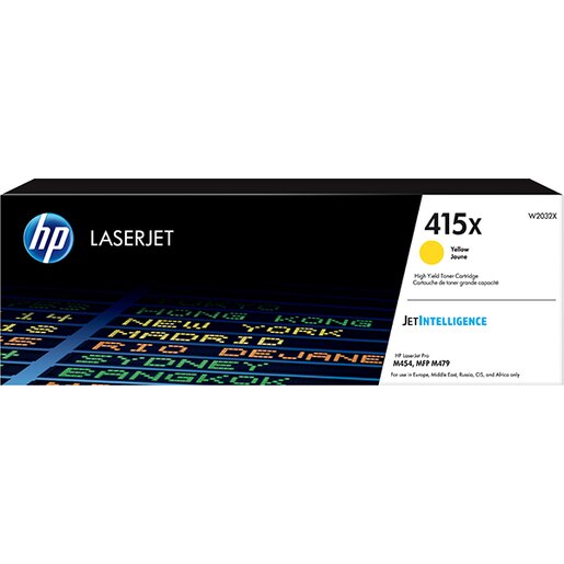 Toner original HP 415X (W2032X), yellow Toner original HP 415X (W2032X), yellow