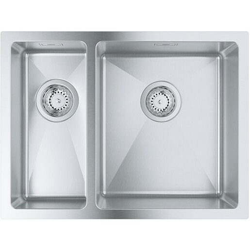 Chiuveta bucatarie GROHE 31576SD1, 1 1/2 cuve, inox, argintiu Chiuveta bucatarie GROHE 31576SD1, 1 1/2 cuve, inox, argintiu