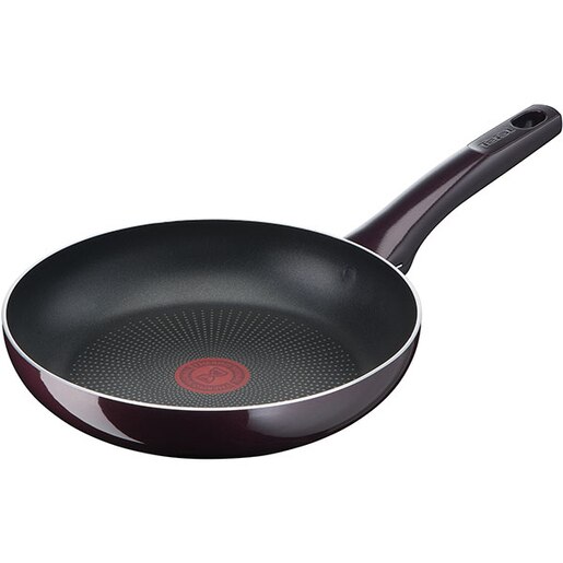 Tigaie TEFAL Resist D5220483, 24cm, aluminiu, Thermo Signal, mov Tigaie TEFAL Resist D5220483, 24cm, aluminiu, Thermo Signal, mov