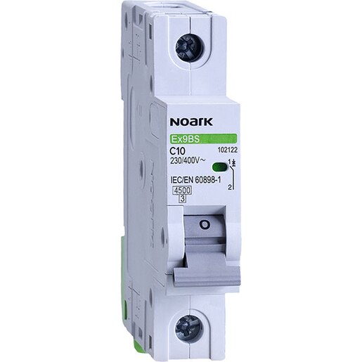 Siguranta automata modulara NOARK 102122, 1P, 10A, curba C Siguranta automata modulara NOARK 102122, 1P, 10A, curba C