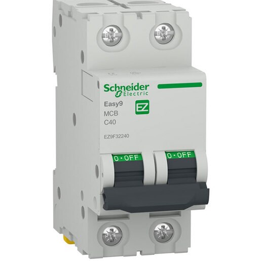 Siguranta automata modulara SCHNEIDER EZ9F32240, 2P, 40A, curba C Siguranta automata modulara SCHNEIDER EZ9F32240, 2P, 40A, curba C