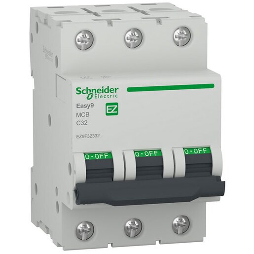 Siguranta automata modulara SCHNEIDER EZ9F32332, 3P, 32A, curba C Siguranta automata modulara SCHNEIDER EZ9F32332, 3P, 32A, curba C