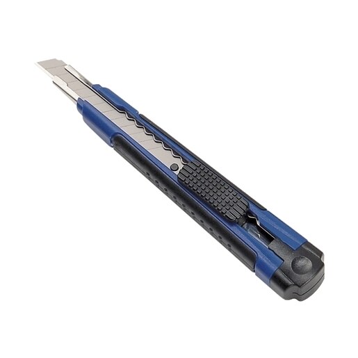 Cutter mediu DAHLE, 9 mm, otel inoxidabil, negru-albastru + 2 rezerve Cutter mediu DAHLE, 9 mm, otel inoxidabil, negru-albastru + 2 rezerve