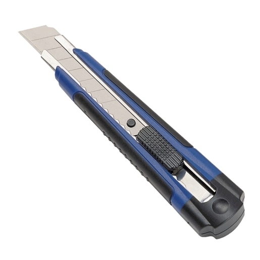 Cutter mare DAHLE, 18 mm, otel inoxidabil, negru-albastru Cutter mare DAHLE, 18 mm, otel inoxidabil, negru-albastru