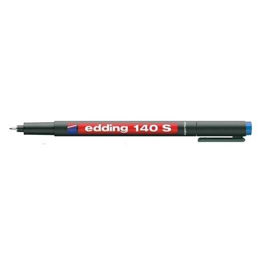 Marker permanent EDDING OHP 140S, 0.3 mm, albastru Marker permanent EDDING OHP 140S, 0.3 mm, albastru