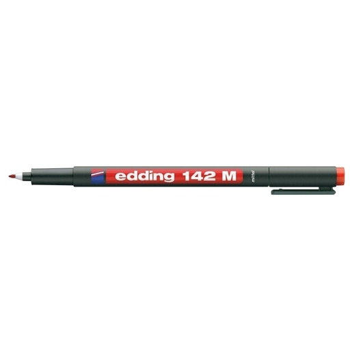 Marker permanent EDDING OHP 142M, 1 mm, rosu Marker permanent EDDING OHP 142M, 1 mm, rosu
