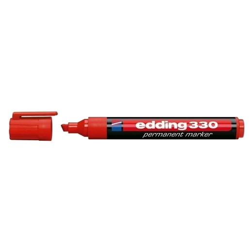 Marker permanent EDDING 330, 1-5 mm, rosu Marker permanent EDDING 330, 1-5 mm, rosu