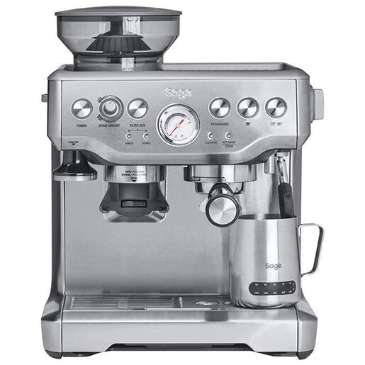 Espressor manual SAGE Barista Express BES875BSS, 2l, 1850W, 15 bar, sistem termic Thermocoil, argintiu Espressor manual SAGE Barista Express BES875BSS, 2l, 1850W, 15 bar, sistem termic Thermocoil, argintiu