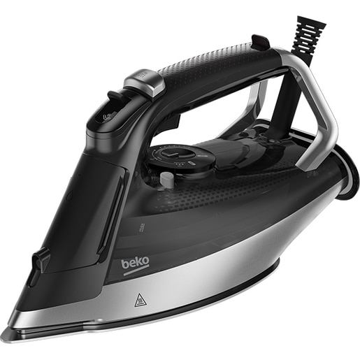 Fier de calcat BEKO Future Iron SIM5124A, 2400W, 230g/min, 350ml, talpa Soft Glide, negru-argintiu Fier de calcat BEKO Future Iron SIM5124A, 2400W, 230g/min, 350ml, talpa Soft Glide, negru-argintiu