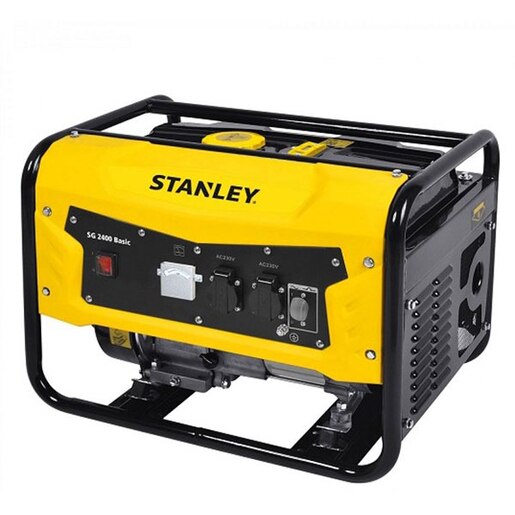 Generator electric STANLEY SG2400, 2400W, 4 timpi, benzina, autonomie 10.2 ore Generator electric STANLEY SG2400, 2400W, 4 timpi, benzina, autonomie 10.2 ore