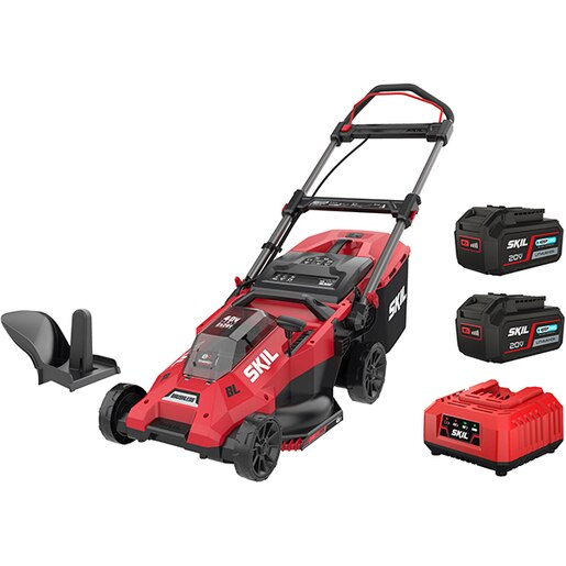 Masina de tuns iarba SKIL GM1E0140BA, 40V, sac 50l + 2 acumulatori si incarcator Masina de tuns iarba SKIL GM1E0140BA, 40V, sac 50l + 2 acumulatori si incarcator