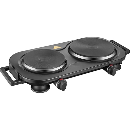 Plita electrica MYRIA MY1822BK, 2 arzatoare, 2500W, negru Plita electrica MYRIA MY1822BK, 2 arzatoare, 2500W, negru