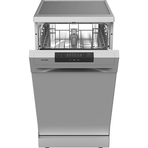 Masina de spalat vase independenta GORENJE GS52040S, 9 seturi, 5 programe, 45 cm, Clasa E, argintiu Masina de spalat vase independenta GORENJE GS52040S, 9 seturi, 5 programe, 45 cm, Clasa E, argintiu