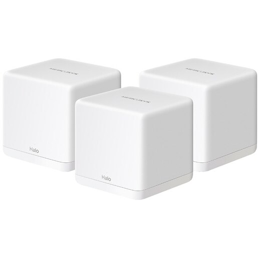 Sistem Wi-Fi Mesh MERCUSYS Halo H30G AC1300, Dual-Band 400 + 867 Mbps, 3 buc, alb Sistem Wi-Fi Mesh MERCUSYS Halo H30G AC1300, Dual-Band 400 + 867 Mbps, 3 buc, alb