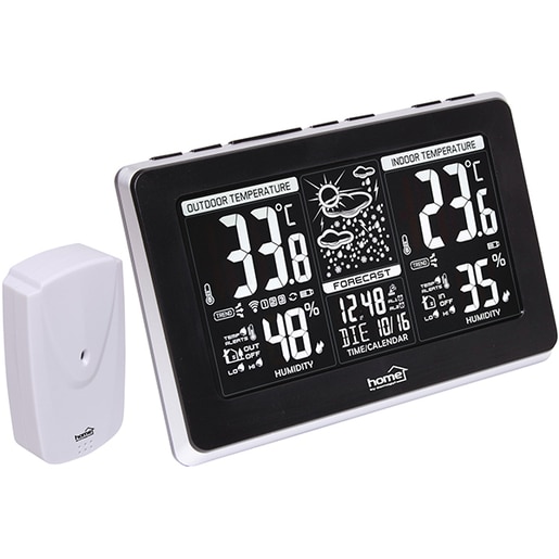 Statie meteo HOME HCW 25, alb-negru Statie meteo HOME HCW 25, alb-negru