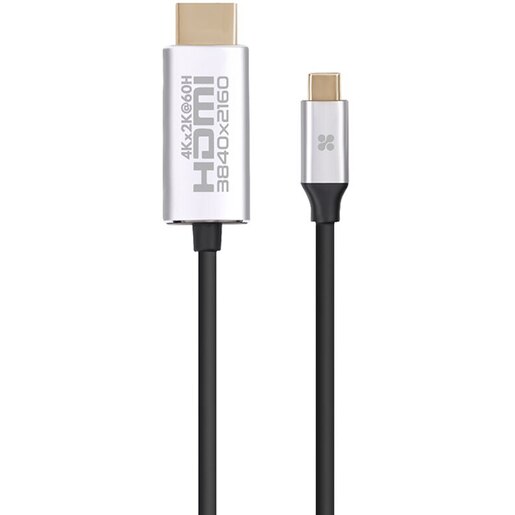 Cablu HDMI - USB Type-C PROMATE HDLink-60H, 1.5m, negru-argintiu Cablu HDMI - USB Type-C PROMATE HDLink-60H, 1.5m, negru-argintiu