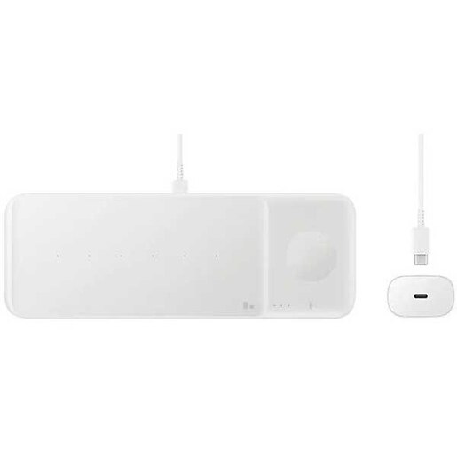 Incarcator wireless SAMSUNG Wireless Charger Trio EP-P6300TWEGEU, 9W, universal, QI, alb Incarcator wireless SAMSUNG Wireless Charger Trio EP-P6300TWEGEU, 9W, universal, QI, alb