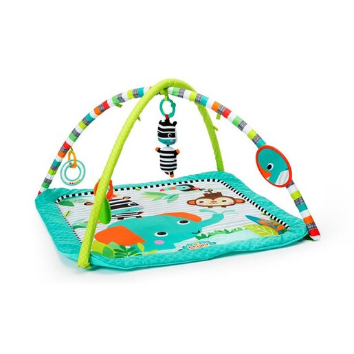 Saltea de joaca BRIGHT STARTS Zig Zag Safari 52039, 0-12 luni, multicolor Saltea de joaca BRIGHT STARTS Zig Zag Safari 52039, 0-12 luni, multicolor