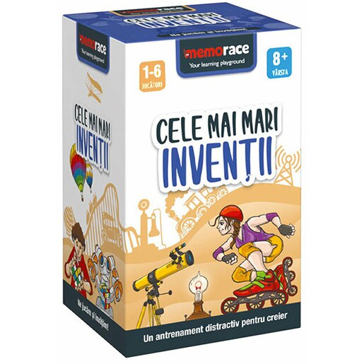 Joc educativ MEMORACE Cele mai mari inventii LG0004, 8 ani+, 58 piese Joc educativ MEMORACE Cele mai mari inventii LG0004, 8 ani+, 58 piese