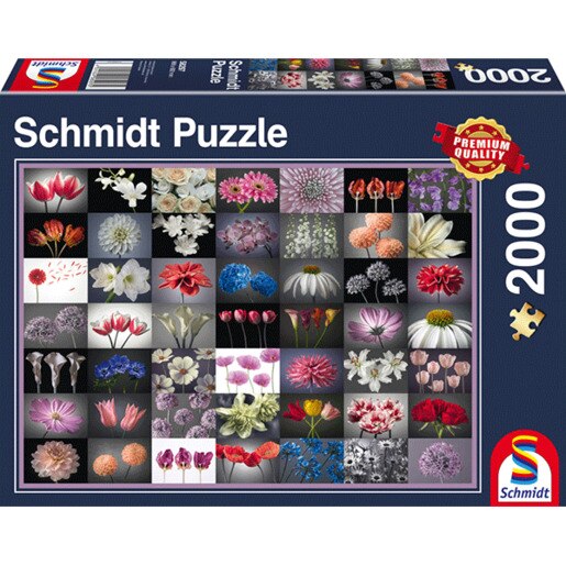 Puzzle SCHMIDT Intampinare cu flori SSP-58297, 12 ani+, 2000 piese Puzzle SCHMIDT Intampinare cu flori SSP-58297, 12 ani+, 2000 piese