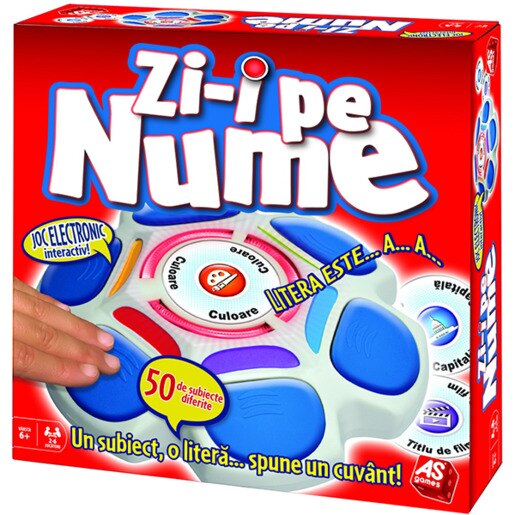 Joc de societate AS GAMES Zi-i pe nume 1040-30003, 6 ani+, 2-6 jucatori Joc de societate AS GAMES Zi-i pe nume 1040-30003, 6 ani+, 2-6 jucatori