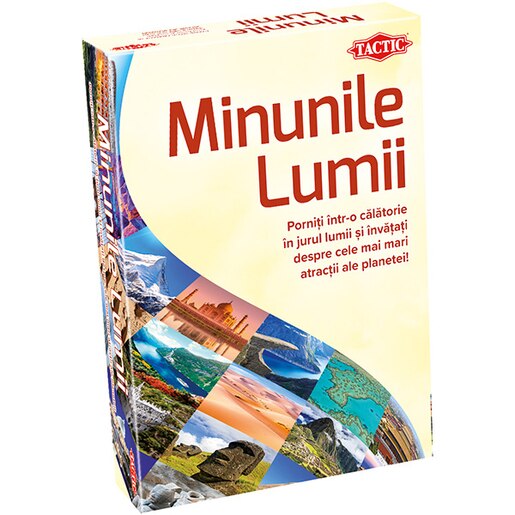 Joc de societate TACTIC Minunile lumii 58116, 8 ani+, 2-6 jucatori Joc de societate TACTIC Minunile lumii 58116, 8 ani+, 2-6 jucatori