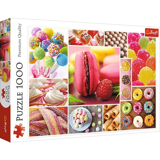 Puzzle TREFL Candyland 10469, 12 ani+, 1000 piese Puzzle TREFL Candyland 10469, 12 ani+, 1000 piese