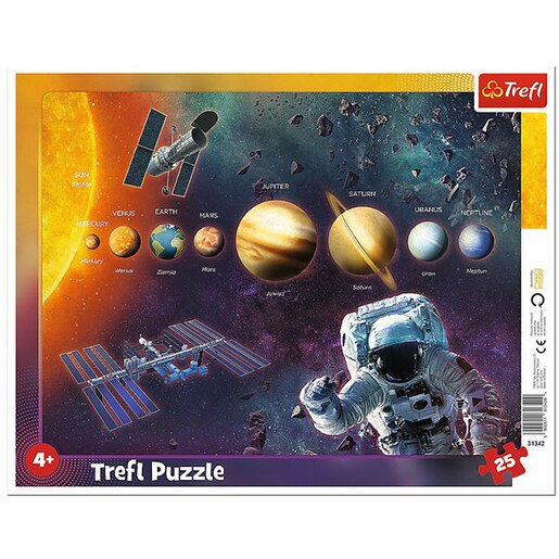 Puzzle TREFL Sistemul Solar 31342, 4 ani+, 25 piese Puzzle TREFL Sistemul Solar 31342, 4 ani+, 25 piese
