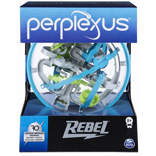 Joc de societate SPINMASTER Perplexus Rebel labirint 3D 6053147, 8 ani+, 1 jucator Joc de societate SPINMASTER Perplexus Rebel labirint 3D 6053147, 8 ani+, 1 jucator