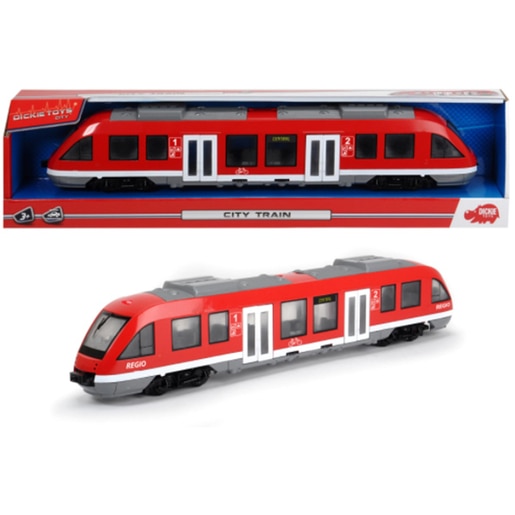 Trenulet DICKIE 203748002, 3 ani+, rosu-alb Trenulet DICKIE 203748002, 3 ani+, rosu-alb