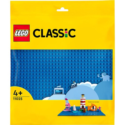 LEGO Classic: Placa de baza albastra 11025, 4 ani+, 1 piesa LEGO Classic: Placa de baza albastra 11025, 4 ani+, 1 piesa