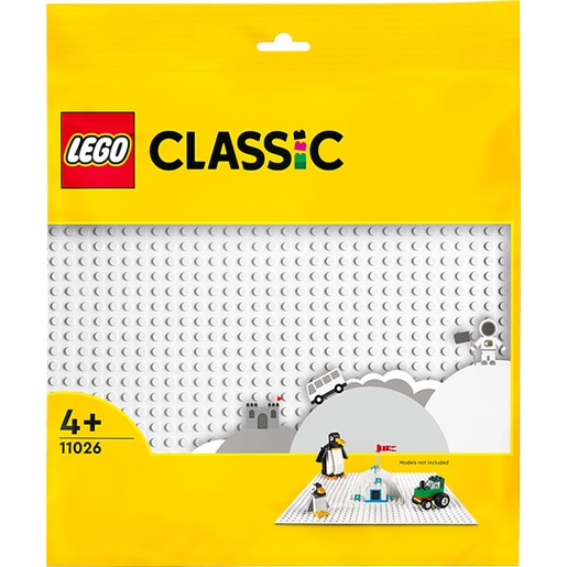 LEGO Classic: Placa de baza alba 11026, 4 ani+, 1 piesa LEGO Classic: Placa de baza alba 11026, 4 ani+, 1 piesa