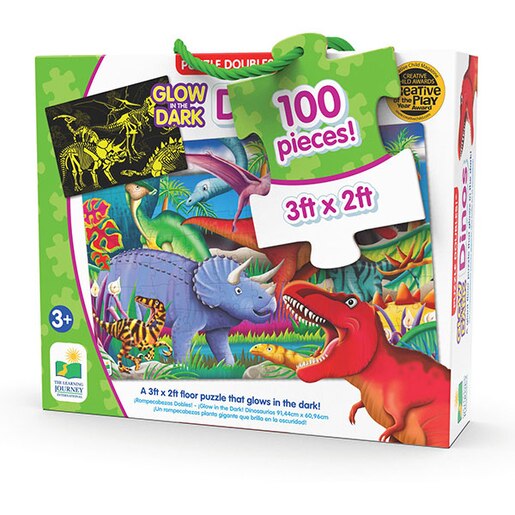 Puzzle THE LEARNING JOURNEY Straluceste in Intuneric - Dinozauri TLJ787533, 3 ani+, 100 piese Puzzle THE LEARNING JOURNEY Straluceste in Intuneric - Dinozauri TLJ787533, 3 ani+, 100 piese