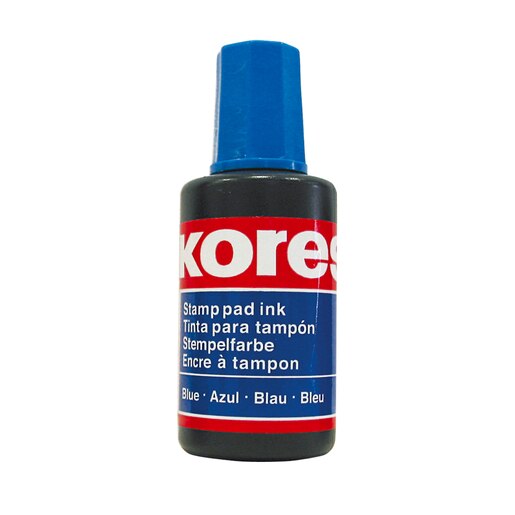 Tus stampila KORES, 27 ml, albastru Tus stampila KORES, 27 ml, albastru