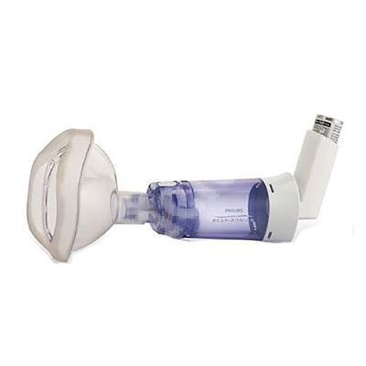 Camera de inhalare PHILIPS Optichamber Diamond 1079825, 1-5 ani, alb-albastru Camera de inhalare PHILIPS Optichamber Diamond 1079825, 1-5 ani, alb-albastru