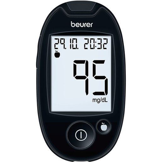 Glucometru BEURER GL44 LEAN, 10 ace, 480 memorii, negru Glucometru BEURER GL44 LEAN, 10 ace, 480 memorii, negru