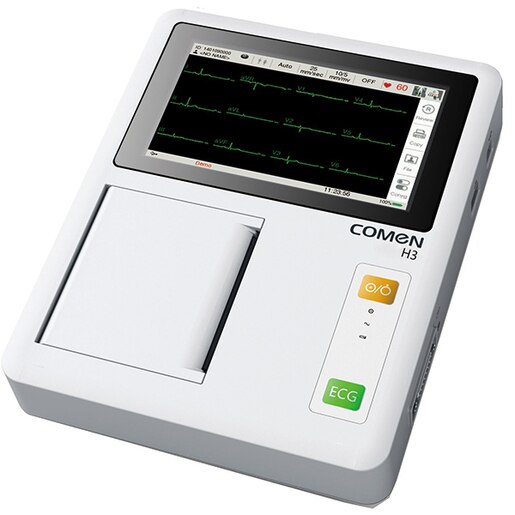 Electrocardiograf COMEN H3, 6.2", Touch screen, Acumulator Li-Ion, crem Electrocardiograf COMEN H3, 6.2", Touch screen, Acumulator Li-Ion, crem