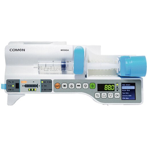 Pompa pentru seringa COMEN M 200A, 1.77, Acumulator Li-Ion, alb Pompa pentru seringa COMEN M 200A, 1.77, Acumulator Li-Ion, alb