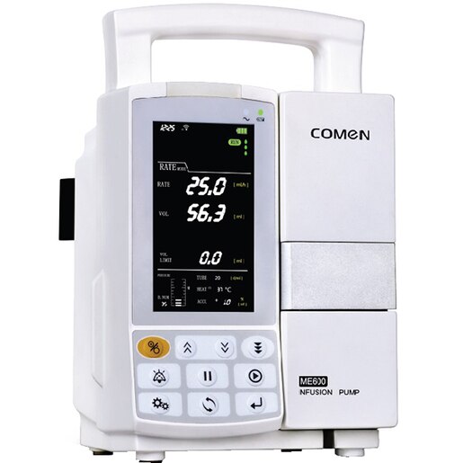 Pompa de infuzie COMEN ME 600, 5.4", Acumulator Li-Ion, alb Pompa de infuzie COMEN ME 600, 5.4", Acumulator Li-Ion, alb