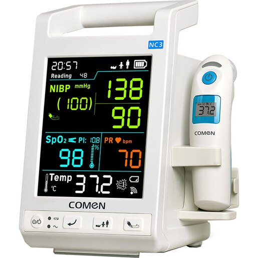 Monitor functii vitale COMEN NC3, 3, 6", Touch screen, Acumulator Li-Ion, crem Monitor functii vitale COMEN NC3, 3, 6", Touch screen, Acumulator Li-Ion, crem