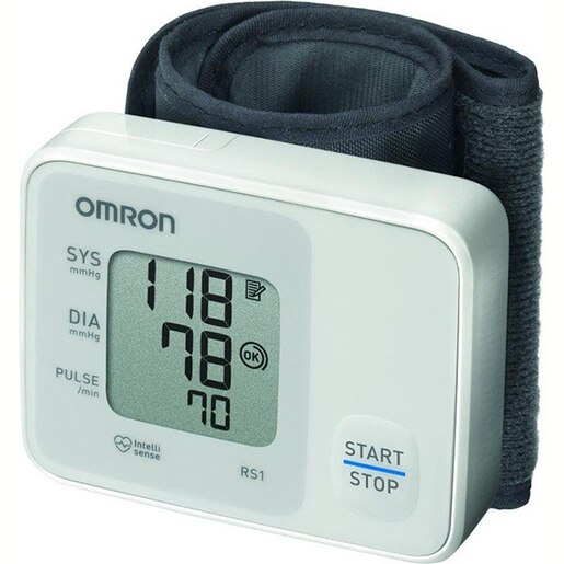 Tensiometru digital de incheietura OMRON RS1, alb Tensiometru digital de incheietura OMRON RS1, alb