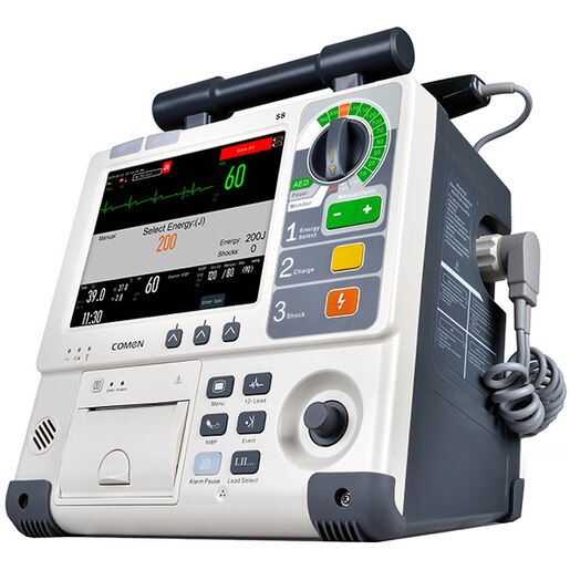 Defibrilator COMEN S8, 8.4", crem + Cablu SPO2, NIBP, Temp, IBP, ETCO2 Defibrilator COMEN S8, 8.4", crem + Cablu SPO2, NIBP, Temp, IBP, ETCO2
