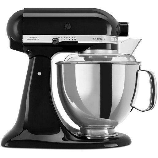 Mixer cu bol KITCHENAID Artisan model 175 5KSM175PSEOB, 4.8l, 300W, 10 trepte viteza, negru lucios Mixer cu bol KITCHENAID Artisan model 175 5KSM175PSEOB, 4.8l, 300W, 10 trepte viteza, negru lucios