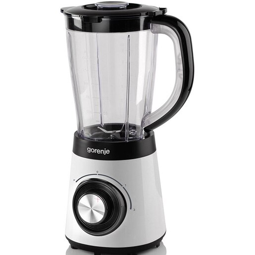 Blender GORENJE B501LBW, 1.5l, 500W, 2 trepte viteza, alb-negru Blender GORENJE B501LBW, 1.5l, 500W, 2 trepte viteza, alb-negru